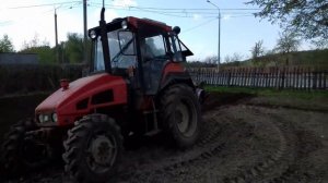 Трактор ВТЗ-2048А пахота огорода