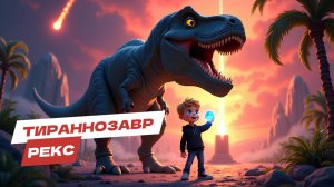Тираннозавр Рекс в мире динозавров. Мультфильм про динозавров. 🌍🦖