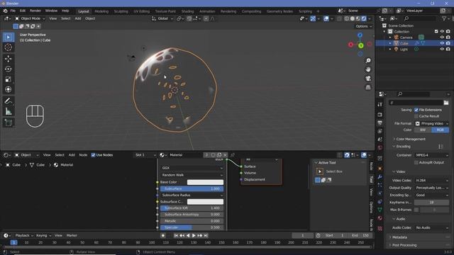 Dynamic Sci-Fi Alien Egg Loop - Blender Tutorial смотреть онлайн