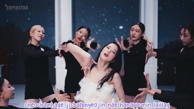 JISOO - ‘꽃(FLOWER)’ DANCE PERFORMANCE VIDEO｜Mirrored｜Lyrics Korean Romanization｜BLACKPINK