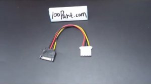 15Pin SATA power supply to IDE 4Pin power cord