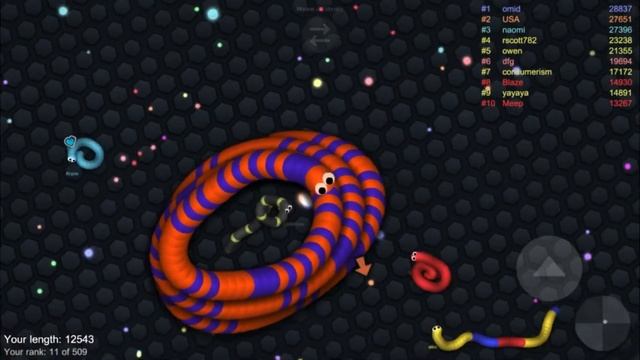 Slither.io A.I. 210,000+ Score Epic Slitherio Gameplay-HD