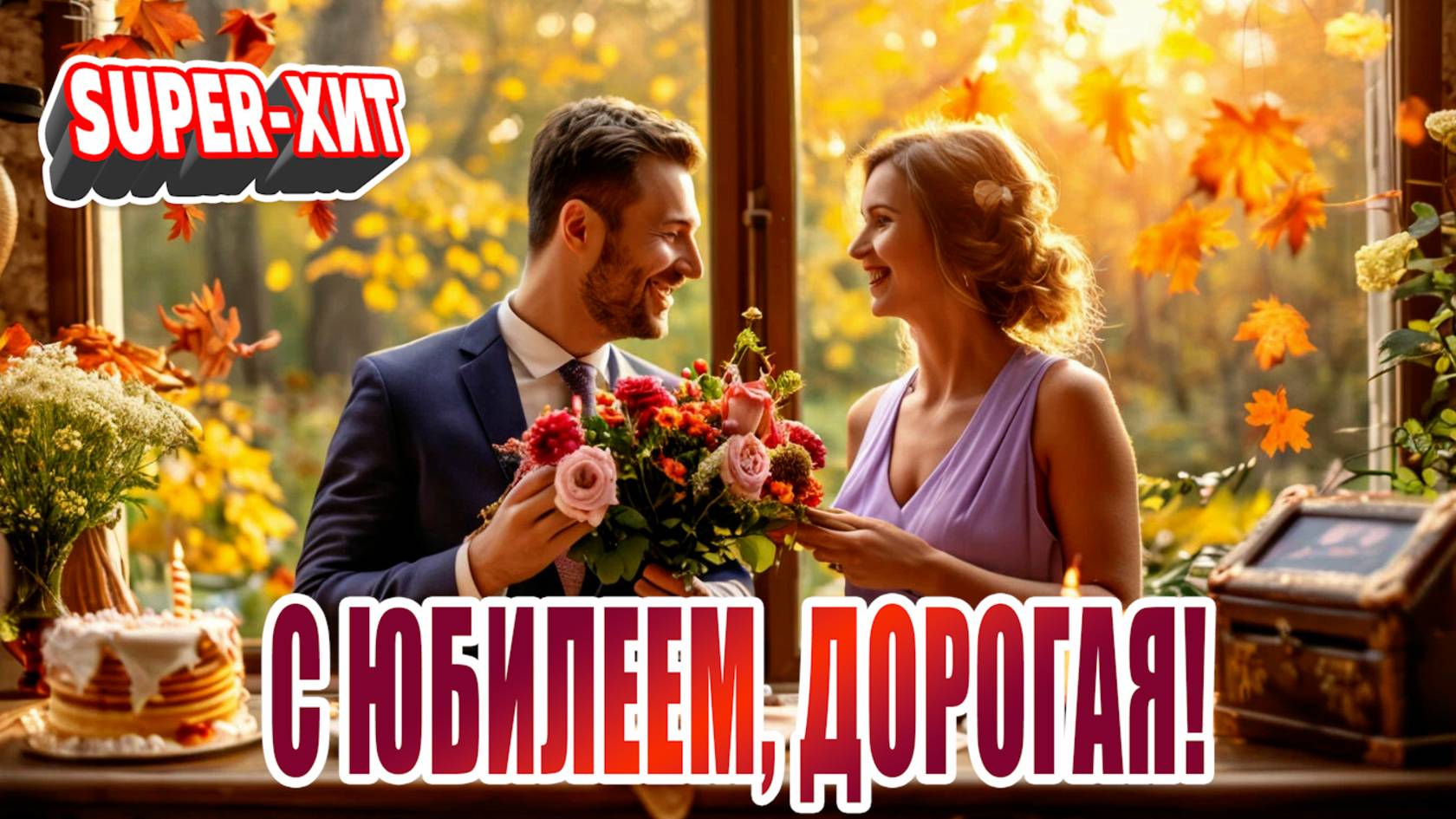 С юбилеем, дорогая! (песня на заказ, музыкальный апельсин) смотреть онлайн