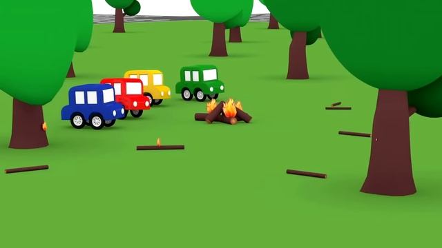 Веселая Школа: пожар на пикнике в лесу? Развивающие мультики для малышей смотреть онлайн