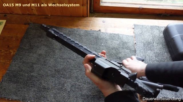 Schießen mit OA15 M9 im Kaliber 9mm Luger und M11 als Wechselsystem im Kaliber .223Rem смотреть онлайн