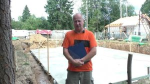 Строительство одноэтажного дома с цокольным этажом, часть 2