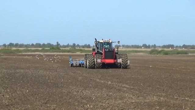 Трактор RSM 3575 c агрегатом Farmet Falcon сеет яровые культуры в СПК "Гигант" смотреть онлайн