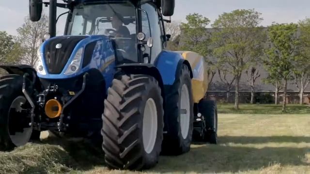 New Holland Roll Baler - отличный пресс для сена, соломы и сенажа смотреть онлайн