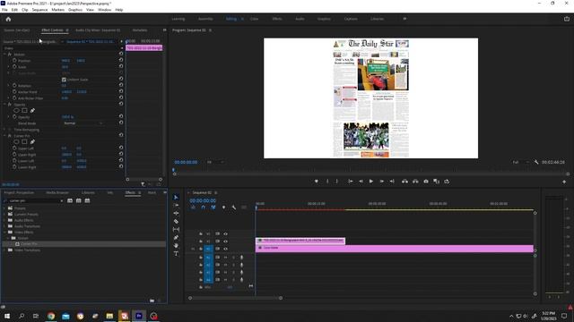 How to Change Perspective of video | Adobe Premiere Pro Tutorial смотреть онлайн