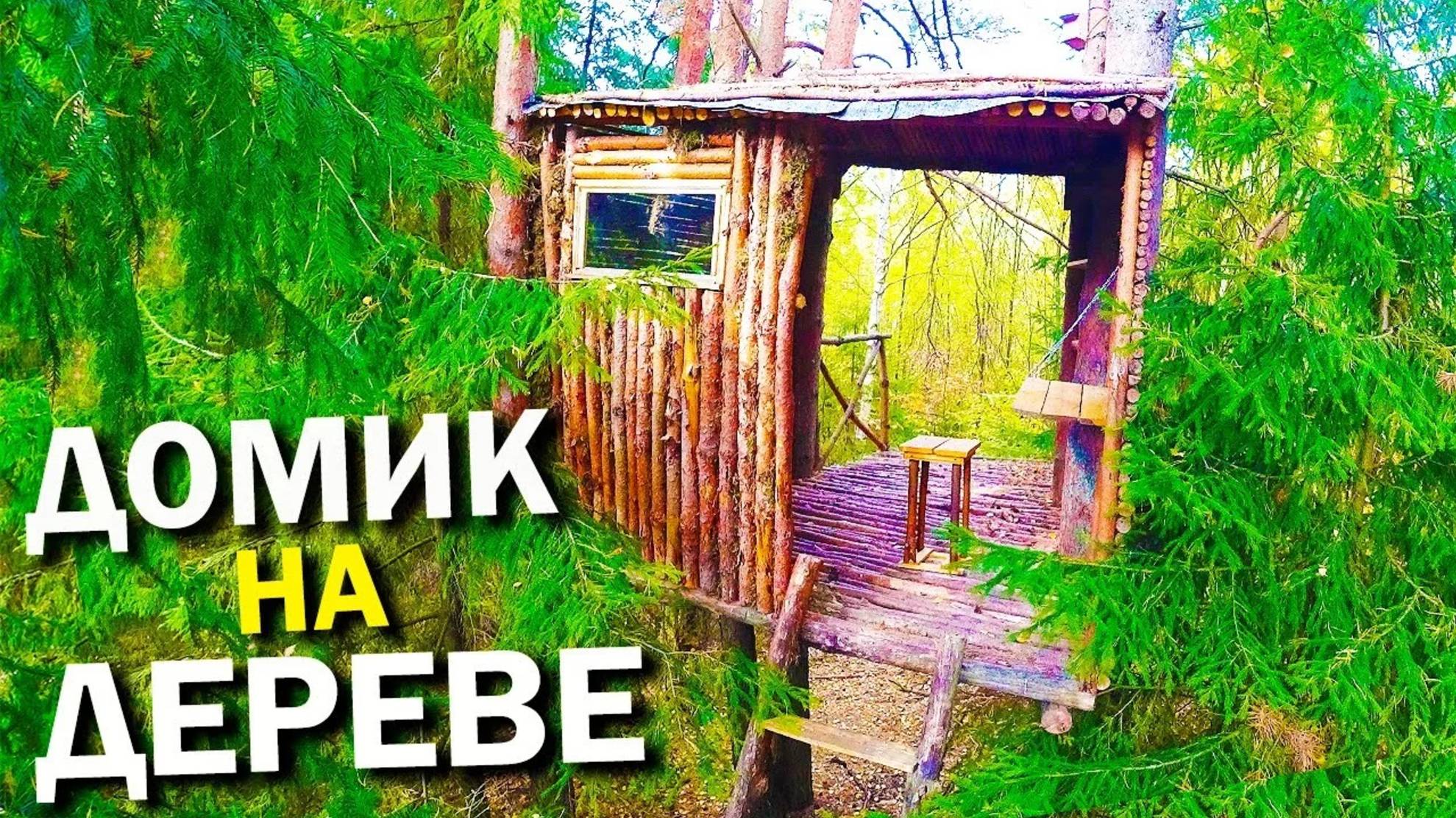 Как построить ДОМИК на Дереве за 1 ГОД смотреть онлайн