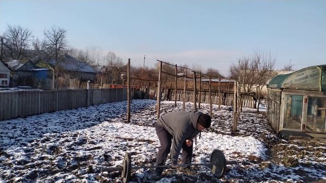Зима огород рывок штанги 60 кг одной рукой ниче особенного просто отдых смотреть онлайн