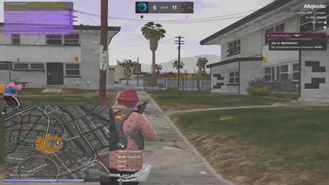 MajesticRP сервер LosAngeles FamQ Mansory