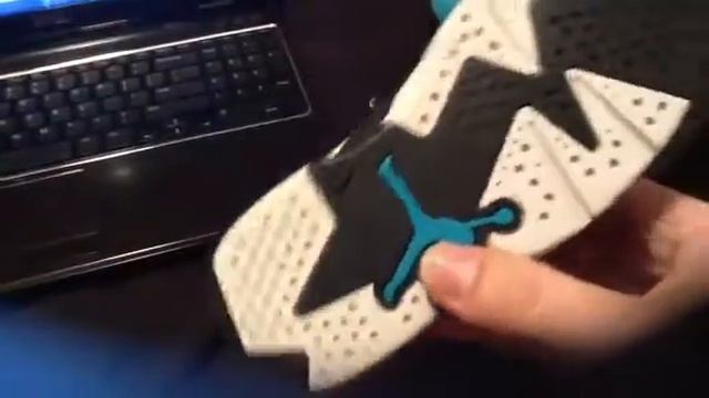 Air Jordan 6 Retro Black/Turbo Green смотреть онлайн