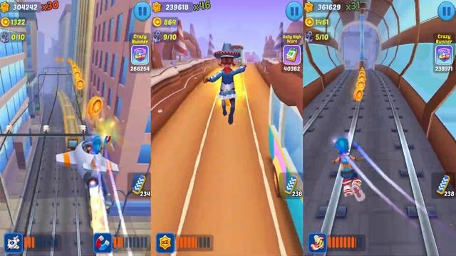 Subway Princess Runner Luisa Unlocked vs Crazy Runner Surbhi смотреть онлайн