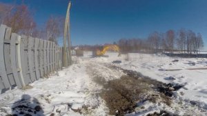 Копаем на экскаваторе погрузчике Terex TLB 840