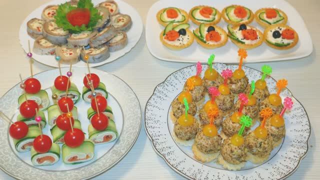 Удивите Гостей! Быстрые и вкусные закуски на праздничный стол! Эти рецепты выручают из года в год. смотреть онлайн