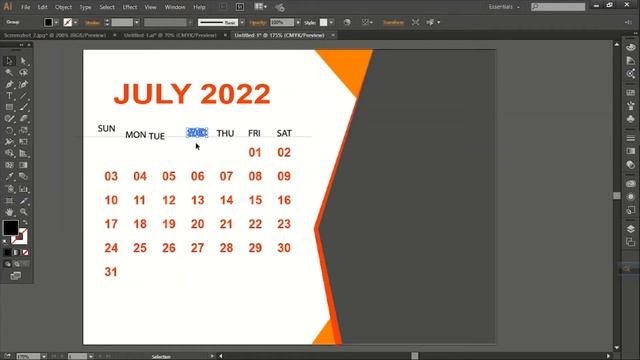 Creative Table calendar | New table calendar design | table calendar 2022 tutorial in illustrator. смотреть онлайн