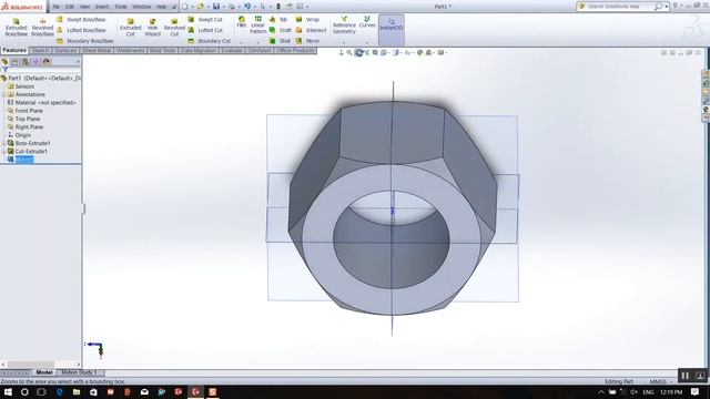 HOW TO MAKE A NUT IN SOLIDWORKS-by Er. Harmandeep Singh смотреть онлайн