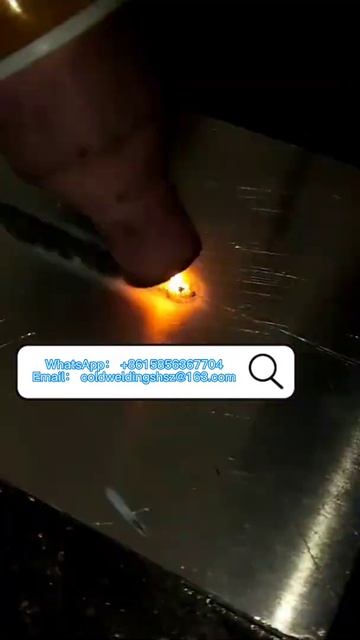 Cold welding aluminum plate, continuous pulse effect смотреть онлайн