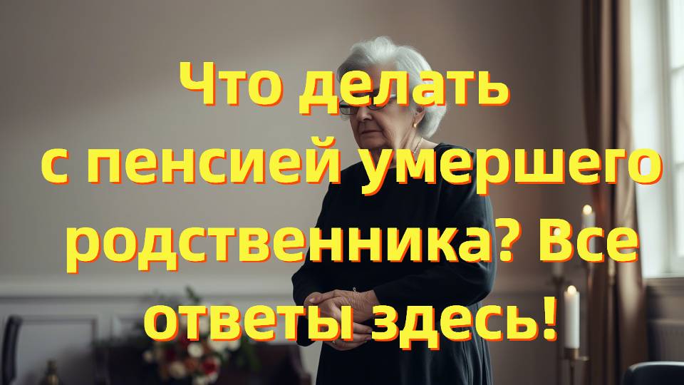 Как получить пенсию за умершего родственника, пенсия умершего : пошаговая инструкция смотреть онлайн