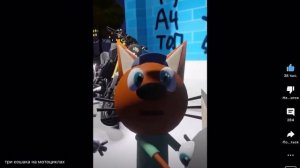 Три кошака на мотоциклах