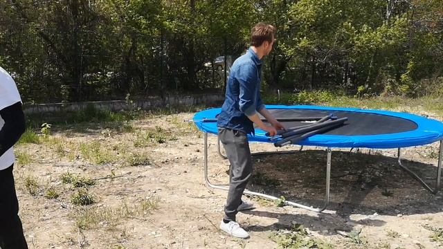 Батут Funfit монтаж смотреть онлайн