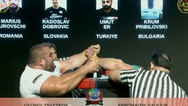 ALIZHAN MURATOV vs MANUEL BATTAGLIA | +110 kg LEFT ARM | WORLDARM 2022 TURKEY MAN SÊNIOR