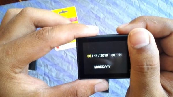 How to setup HOCO D3 4K Action Camera for first time - with Strontium  Nitro 64 GB