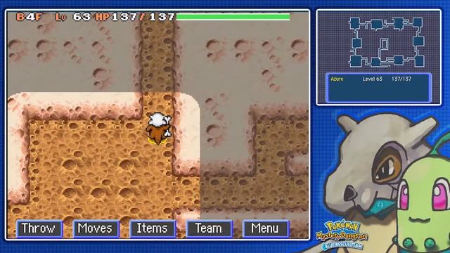 Pokemon Mystery Dungeon: Blue Rescue Team: Part 28: Silver Trench and the Meteor Cave - Azure Plays смотреть онлайн