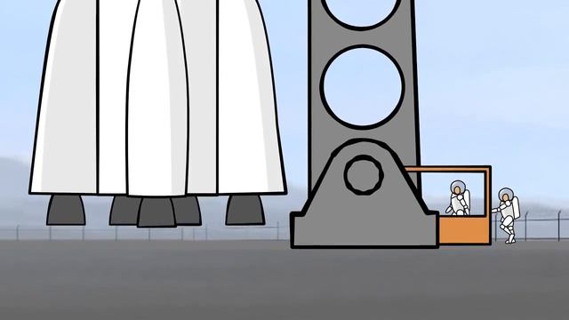 Мультфильм Конструктор для детей - Ракета- Большая Сборка