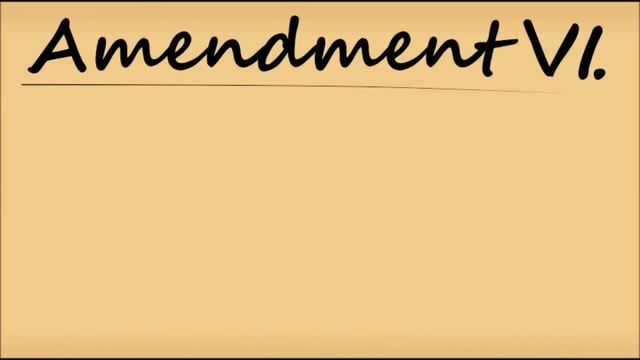 Memorize the Sixth Amendment to the U.S. Constitution смотреть онлайн
