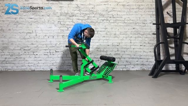 Гиперэкстензия наклонная 45 градусов DEXsport AS-002 обзор смотреть онлайн