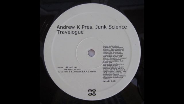 Andrew K pres Junk Science - Travelogue (Niki B & Christian E.F.F.E. Remix) смотреть онлайн