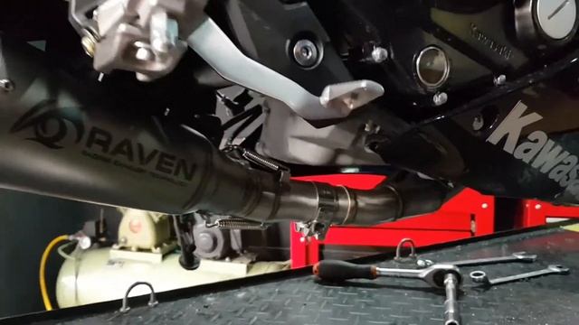 Kawasaki Ninja 650 Raven Full System exhaust Super Loud! - Suo sonic series смотреть онлайн