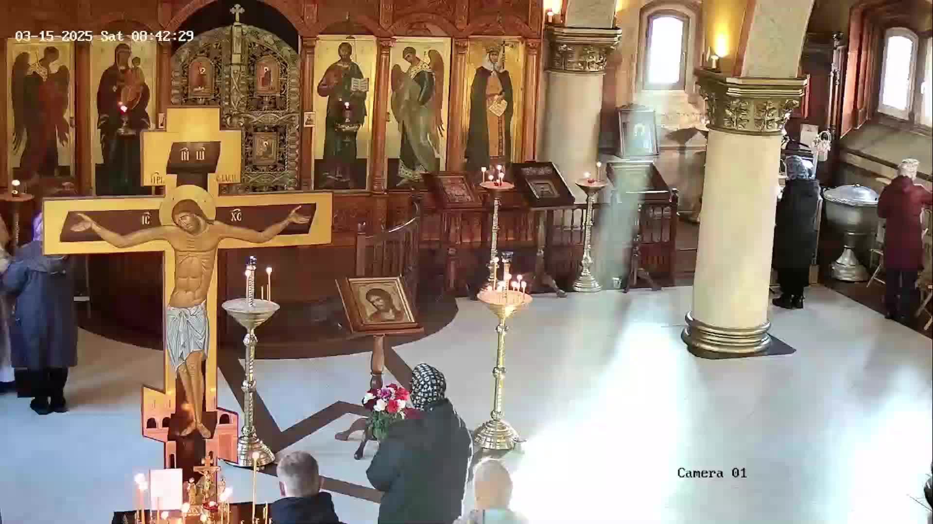 Божественная литургия, панихида. 15.03.2025 в 9-00. смотреть онлайн