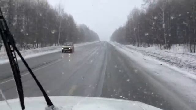 Поездка на ГАЗ 3307 в город Назарово 25.03.2015 смотреть онлайн