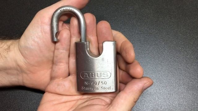Abus 90/50 Stainless Steel Padlock Picked смотреть онлайн