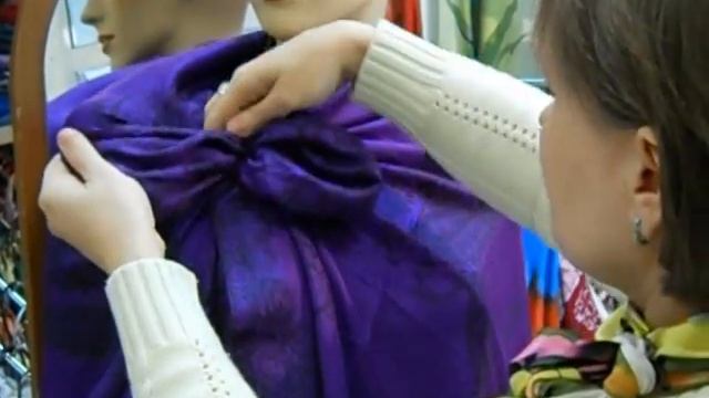 Как завязать шарф? Способ №5
