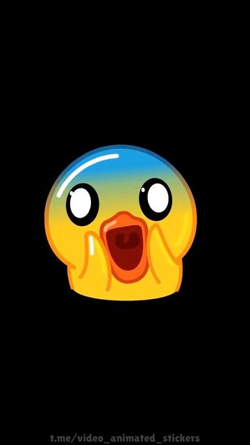 Duck sticker pack. Scream Animated Sticker | Стикерпак «Утка». Анимированный стикер «Крик» смотреть онлайн
