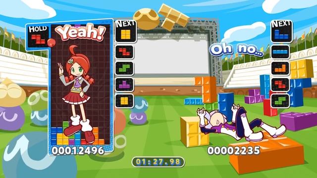 Puyo Puyo Tetris Part 2: SquirrelBear Senpai~~! смотреть онлайн