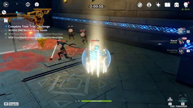 Genshin Impact - "Temple of the Lion" Elemental Trial: Crystallize смотреть онлайн