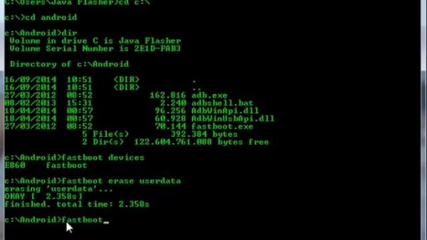Factory Reset From Fastboot Mode