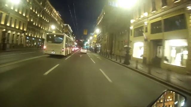 Невский проспект, Петербург 10/06/22 г. Ночь, улица, фонарь. смотреть онлайн