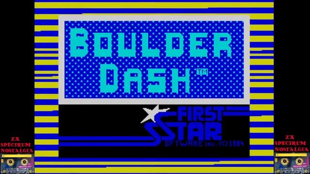 ZX SPECTRUM Loading Boulder Dash 1984 Front Runner смотреть онлайн