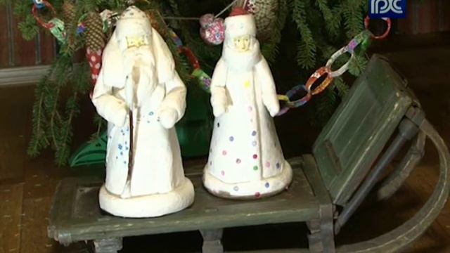 В центре ремёсел «Резной Палисад» открылась новогодняя выставка смотреть онлайн