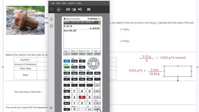 AP03.55 C03 Stoichiometry of the Oxidation of Iron смотреть онлайн