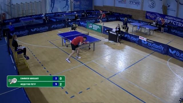 Первенство России 2018. Стол 1. Одиночный разряд смотреть онлайн