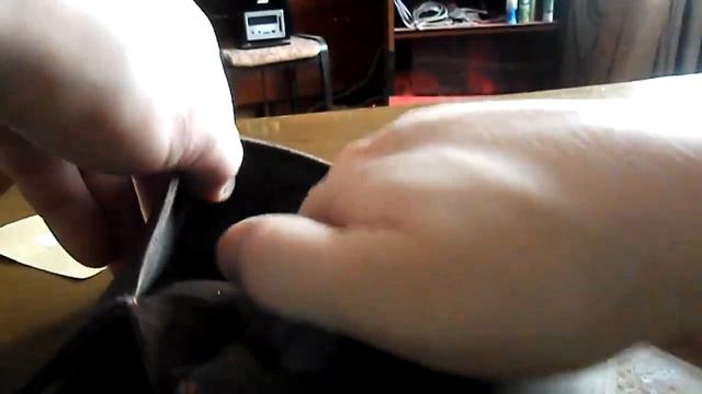 Кожанный кошелек из КИТАЯ в Беларусь. смотреть онлайн