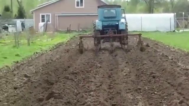 Окучиваем на Т 40 смотреть онлайн