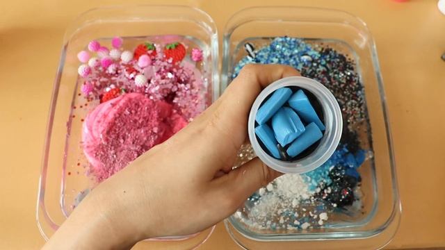 Mixing”Pink Oreo VS Oreo” Eyeshadow and Makeup,parts Into Slime!Satisfying Slime Video!★ASMR★ смотреть онлайн